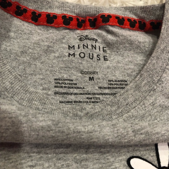 Disney Minnie Mouse Felt T-Shirt size M - Picture 4 of 6